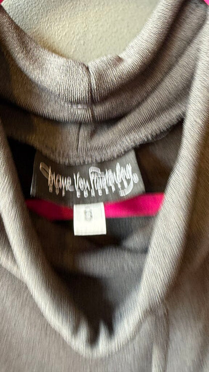 Vintage Funnelneck Maxi Dress