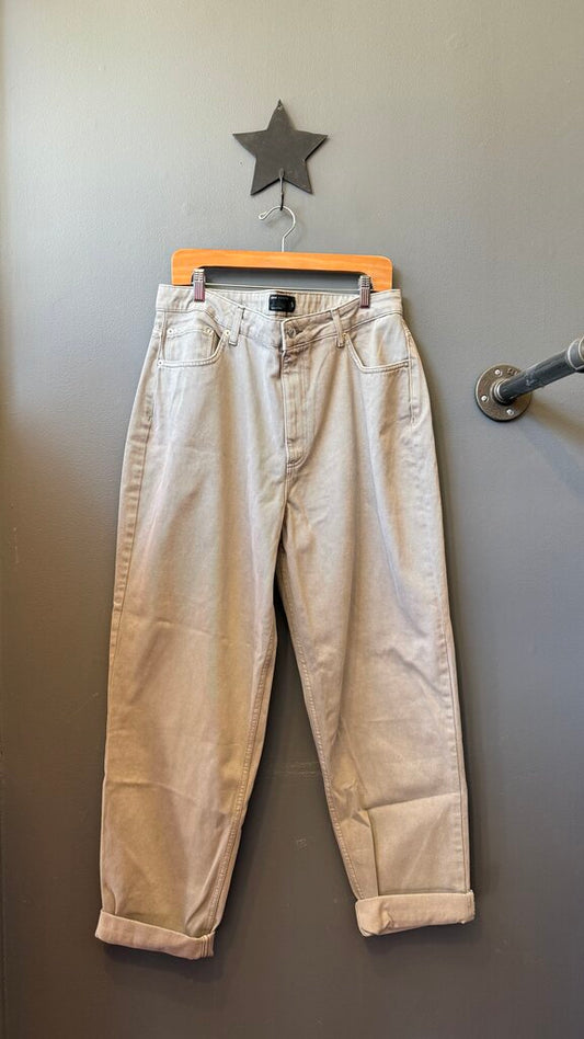 Wide Tapered Leg Jeans