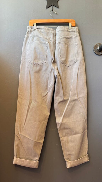 Wide Tapered Leg Jeans