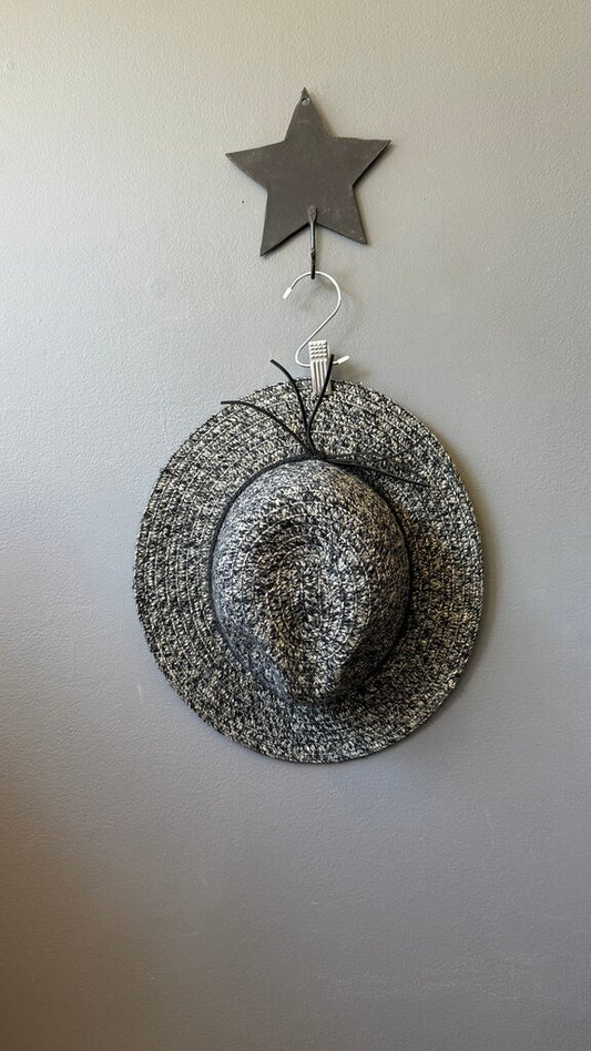 Felted Knit Wide Brim Hat