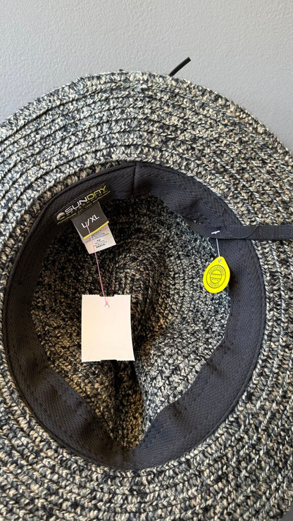 Felted Knit Wide Brim Hat