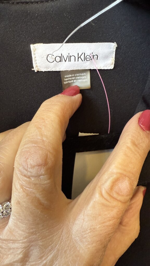 Ruffle Neck Neoprene Sheath Dress