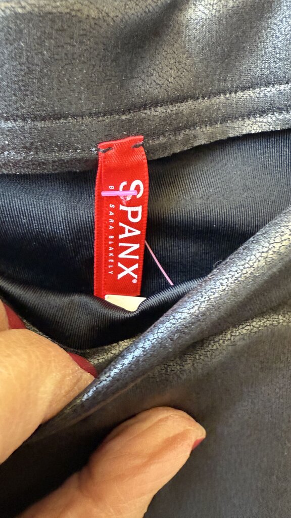 Kick Flip Faux Leather Skirt