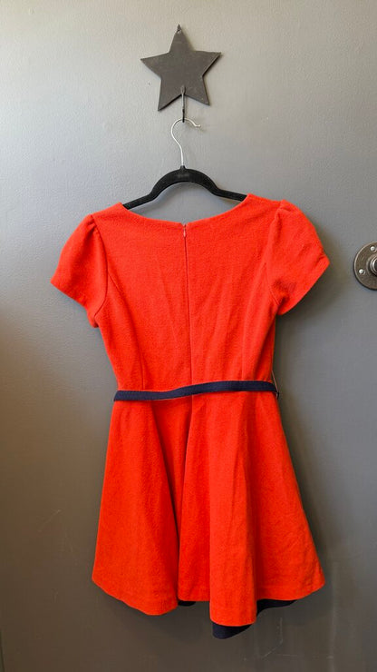 Woven Bow Belt Skater Dress