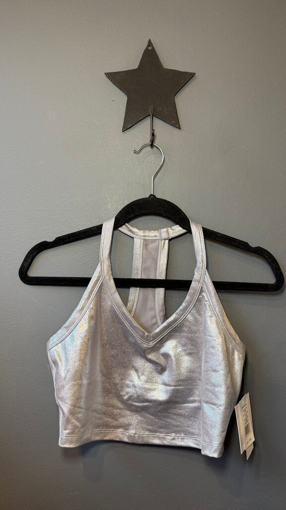 Metallic Racerback Bra Top