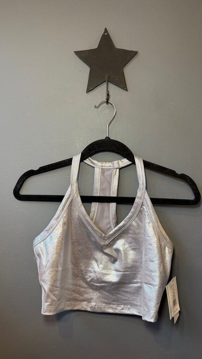 Metallic Racerback Bra Top