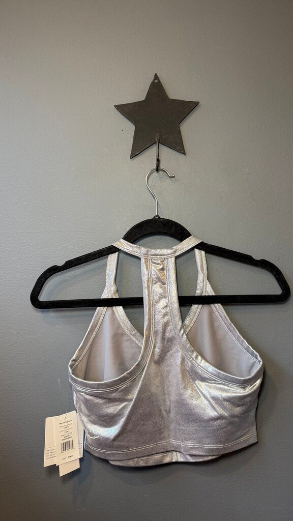 Metallic Racerback Bra Top