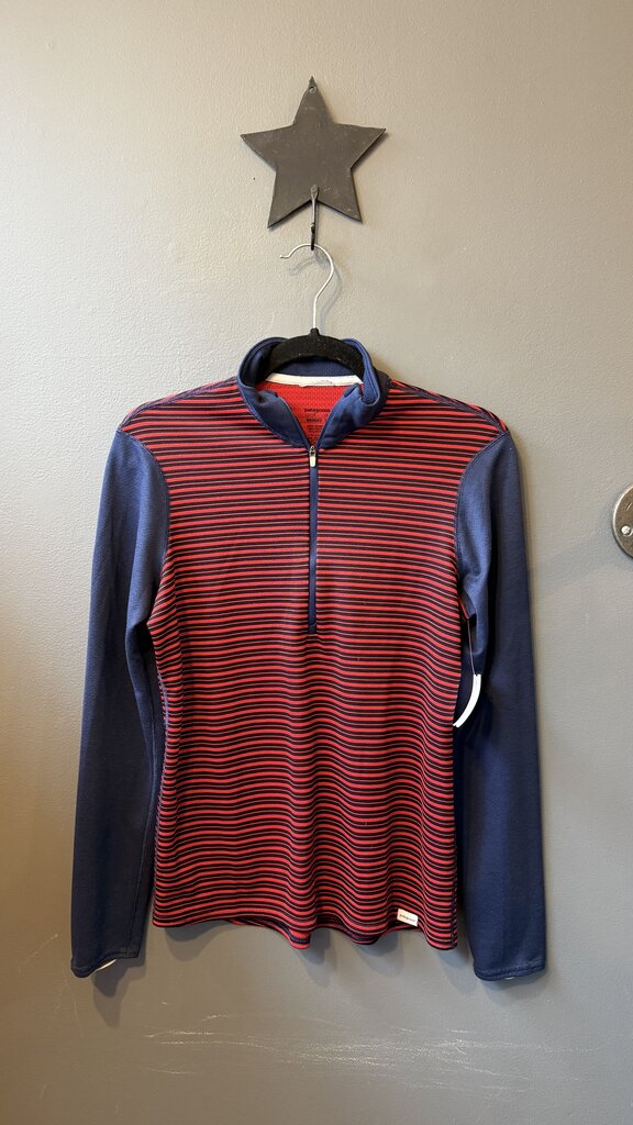 Striped Capilene 3 1/4 Zip Pullover