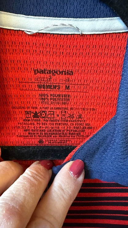 Striped Capilene 3 1/4 Zip Pullover