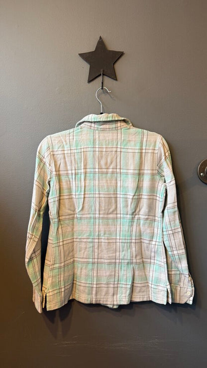 Plaid Flannel Button Up Shirt