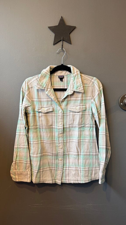 Plaid Flannel Button Up Shirt