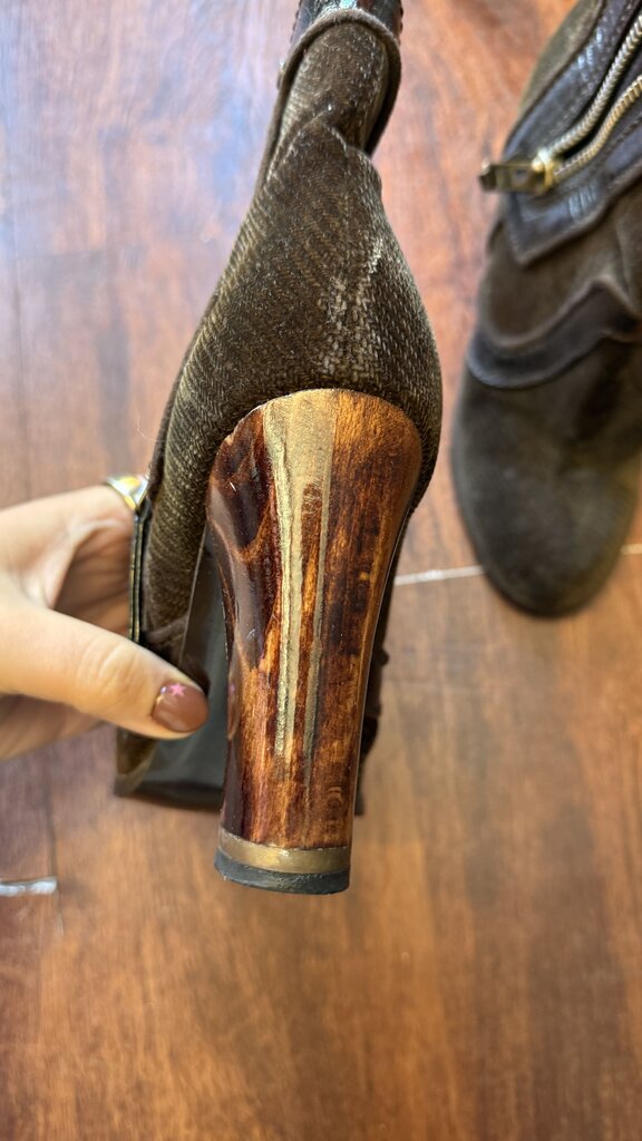 Patent Details Heeled Booties