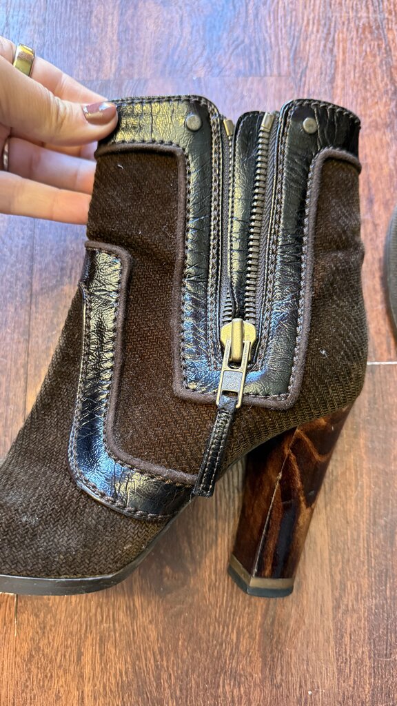 Patent Details Heeled Booties