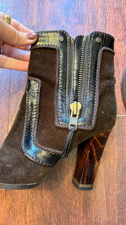 Patent Details Heeled Booties