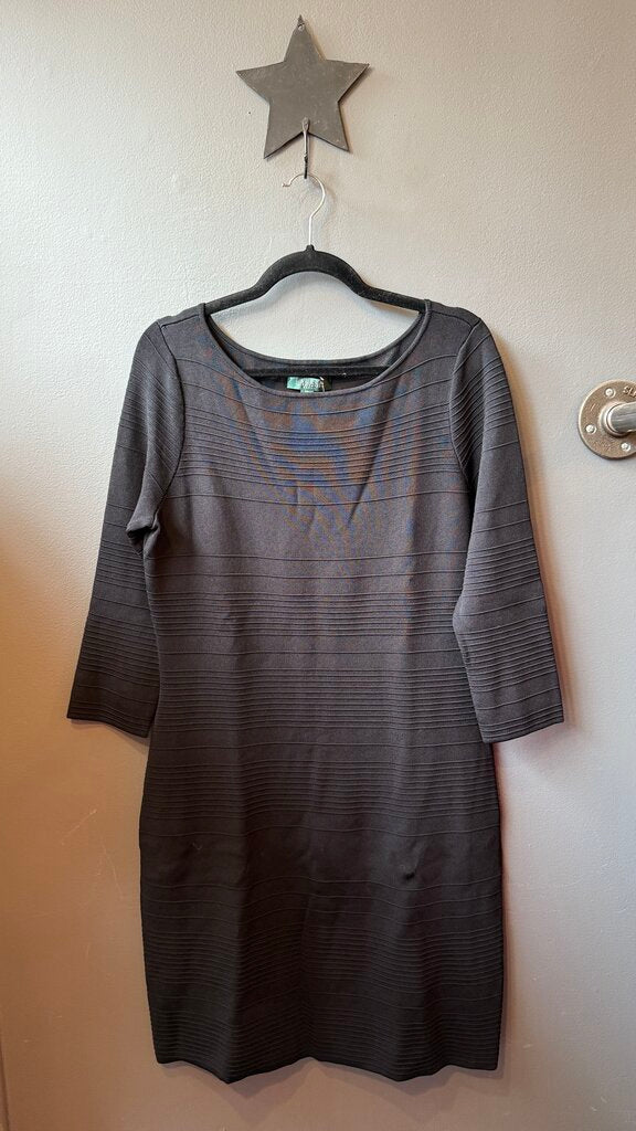 Ribbed Knit Sheath Dress