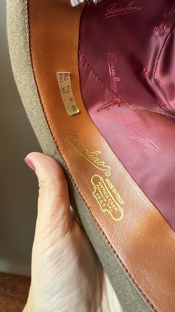 Brushed Felt Fedora Hat