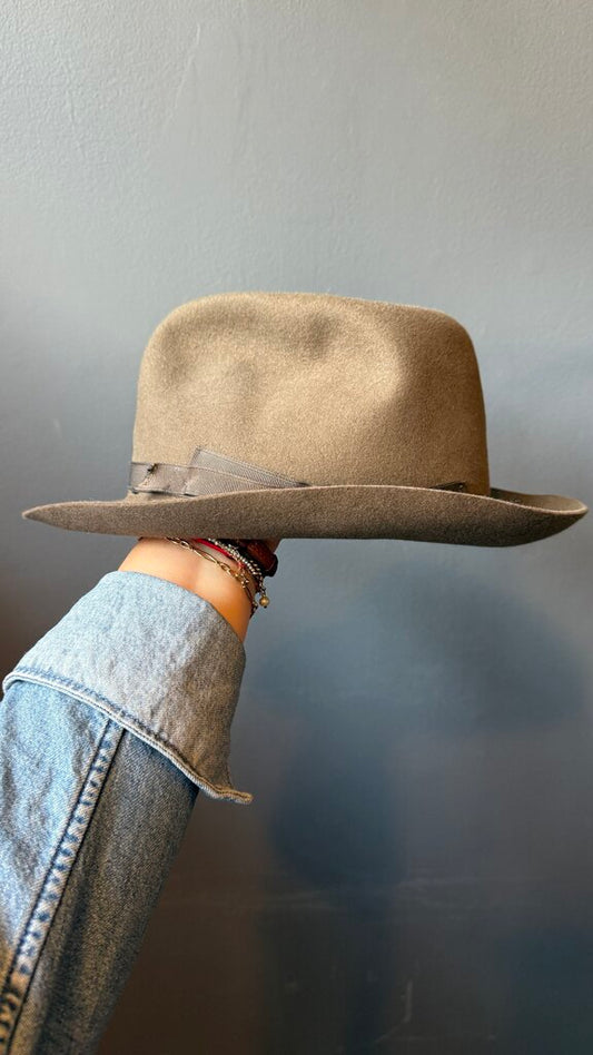 Brushed Felt Fedora Hat