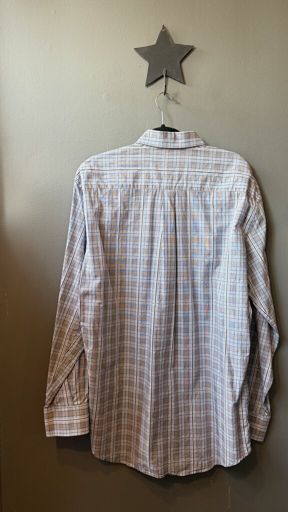 Cotton Plaid Button Down Shirt