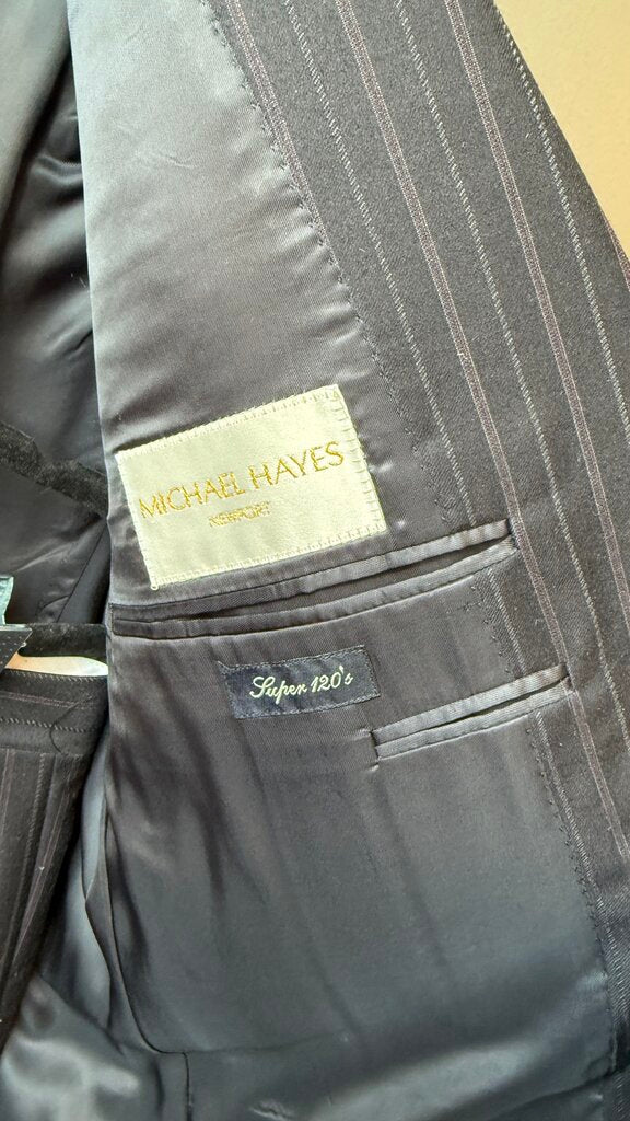 Super 120s Wool Stripe Suit