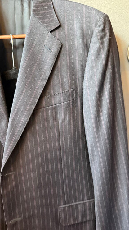 Super 120s Wool Stripe Suit