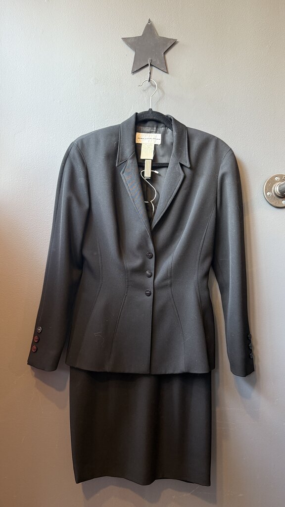 Vintage Fitted Skirt Suit
