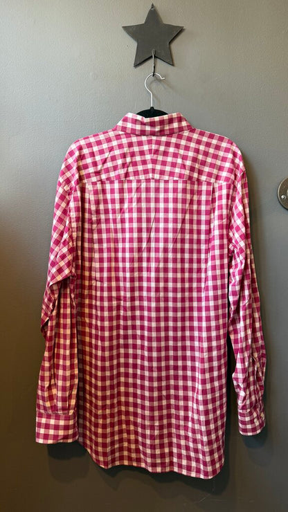 Gingham Poplin Button Down Shirt