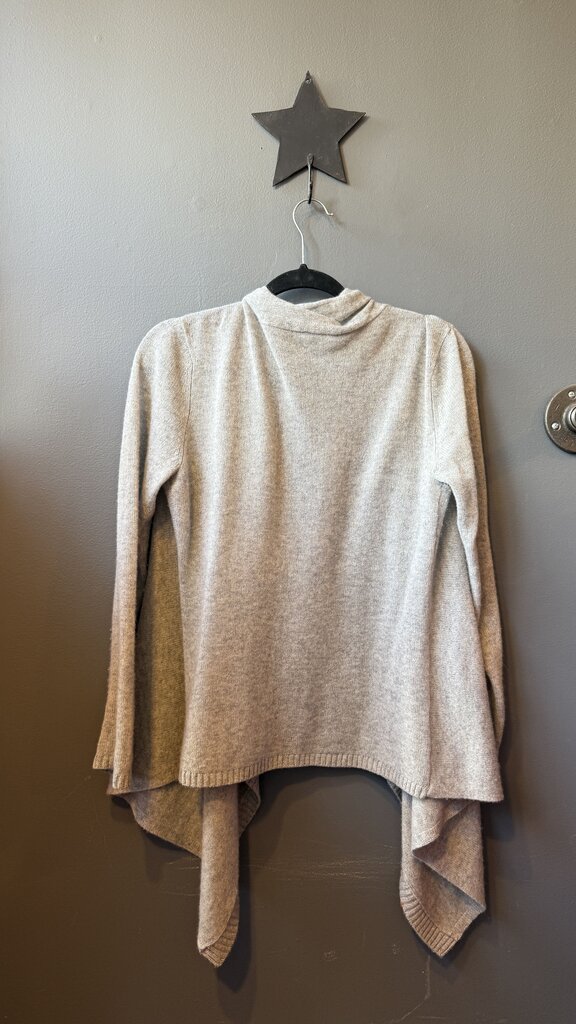 Shawl Front Cashmere Cardigan Sweater