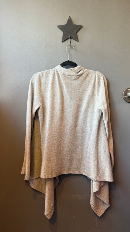 Shawl Front Cashmere Cardigan Sweater