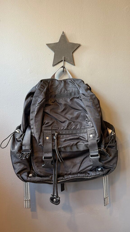 Flap Top Nylon Backpack