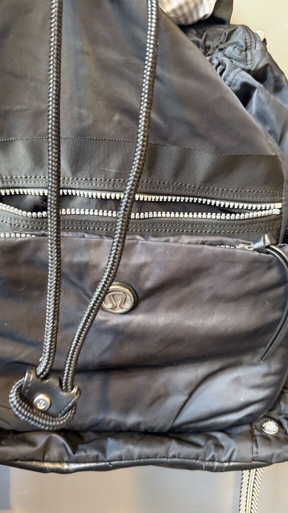 Flap Top Nylon Backpack