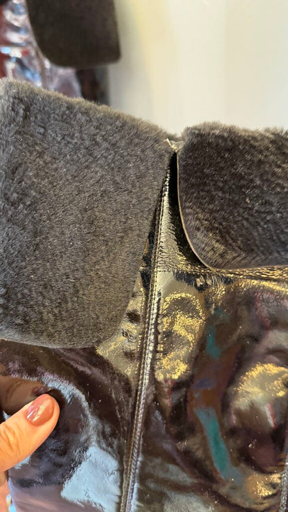 Patent Tall Heeled Boots