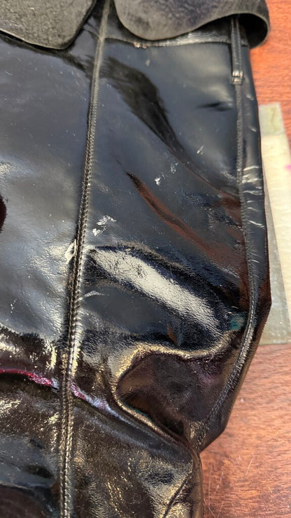 Patent Tall Heeled Boots