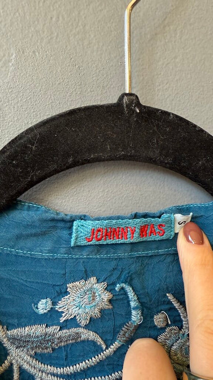 Embroidered Floral Tunic Top