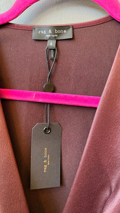 Satin Knot Front Midi Dress