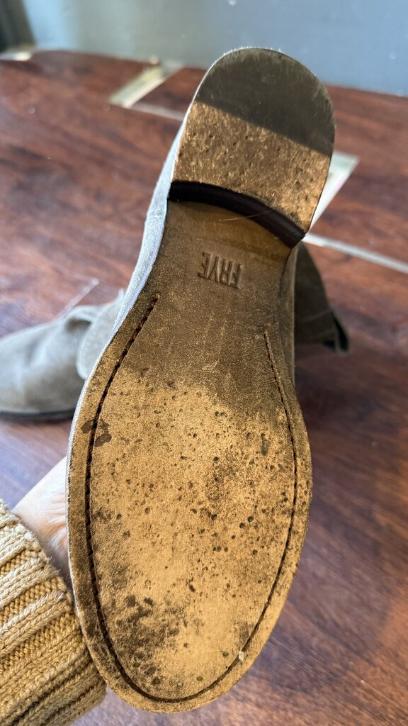 Suede Flat Ankle Booties