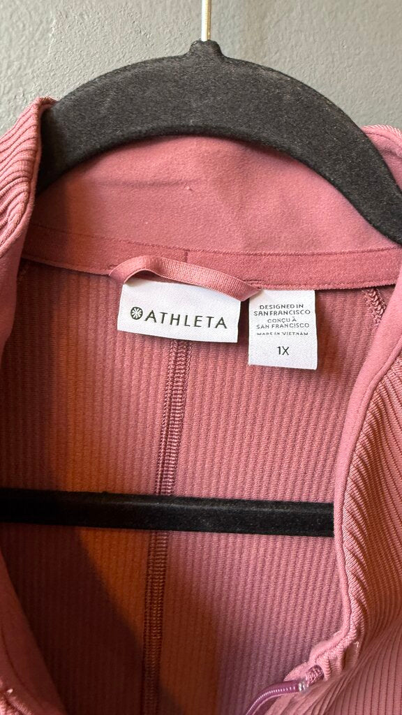 Ribbed Zip Up Jacket