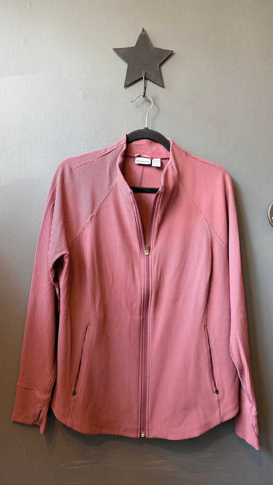 Ribbed Zip Up Jacket