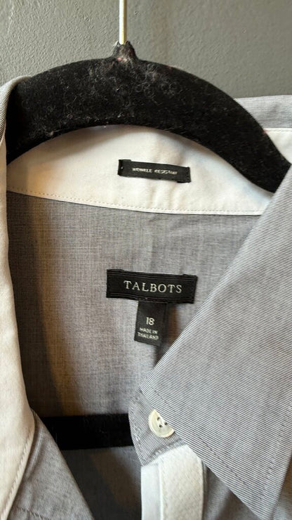 Ribbon Trim Button Up Shirt