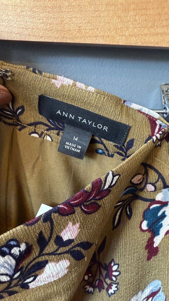 Floral Ruffle Midi Skirt