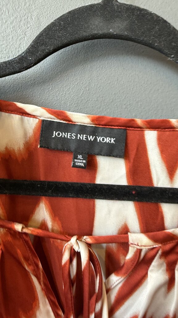 Satin Tie Neck Blouse