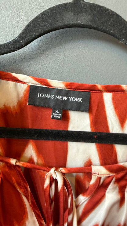 Satin Tie Neck Blouse