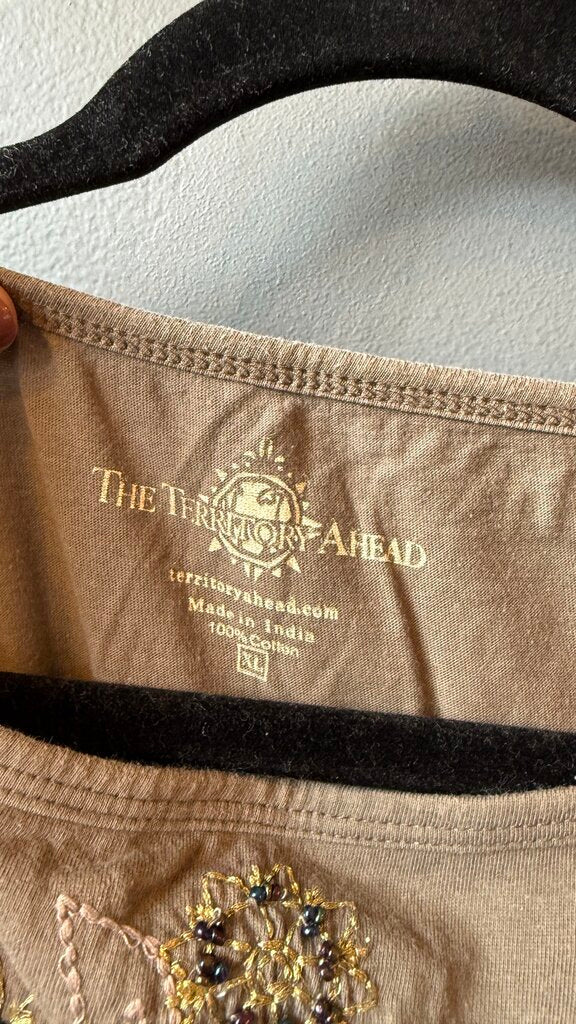 Embroidered Beaded TShirt