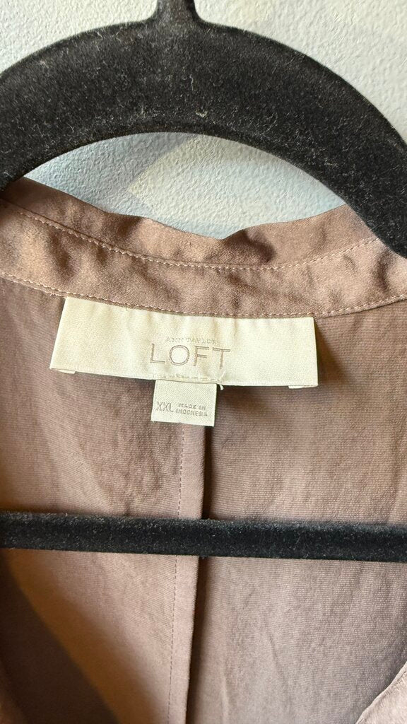 Satin Popover Blouse