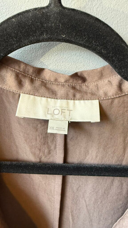 Satin Popover Blouse