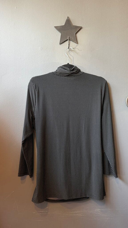 Jersey Polka Dot Surplice Top