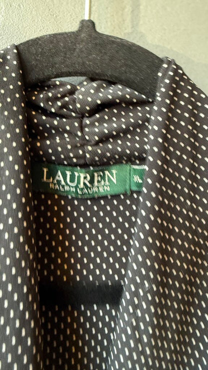 Jersey Polka Dot Surplice Top