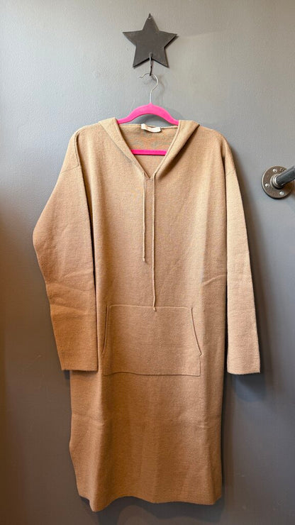 Wool Cashmere Hoodie Dress