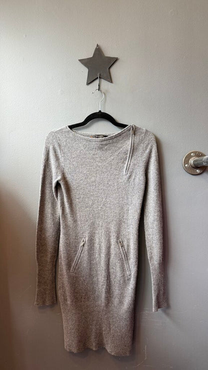 Cashmere Zipper Detail Dress