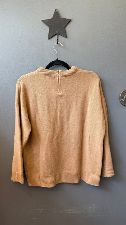 Gold Chain Neck Cashmere Sweater