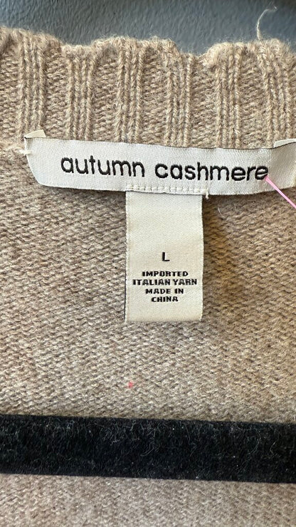 Raw Vneck Cashmere Sweater